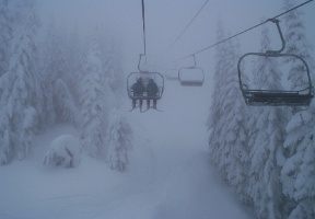 On the Silver Fur lift