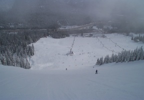 Looking down the "Parachute"