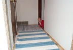Tuomas peeking behind the corner