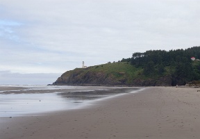 North Head lighthouse as seen from Benson Beach