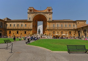 Courtyard of the Vatican Museums