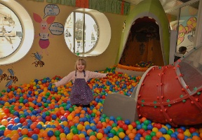 Elsa in ship's playing area