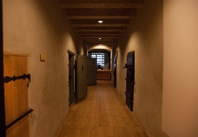 The castle aways had cells, but larger parts of it were used as a prison particularly during the 19th century.