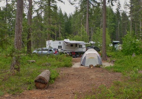Our campsite