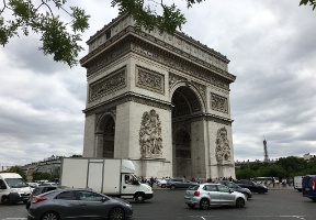 Later that day we visited the Arc de Triomphe de l'Étoile
