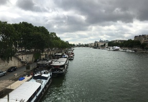 So we walked along the Seine