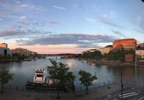 View from our hotel in Helsinki