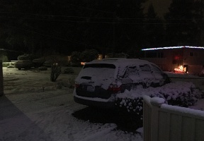 Snow on Christmas Eve!
